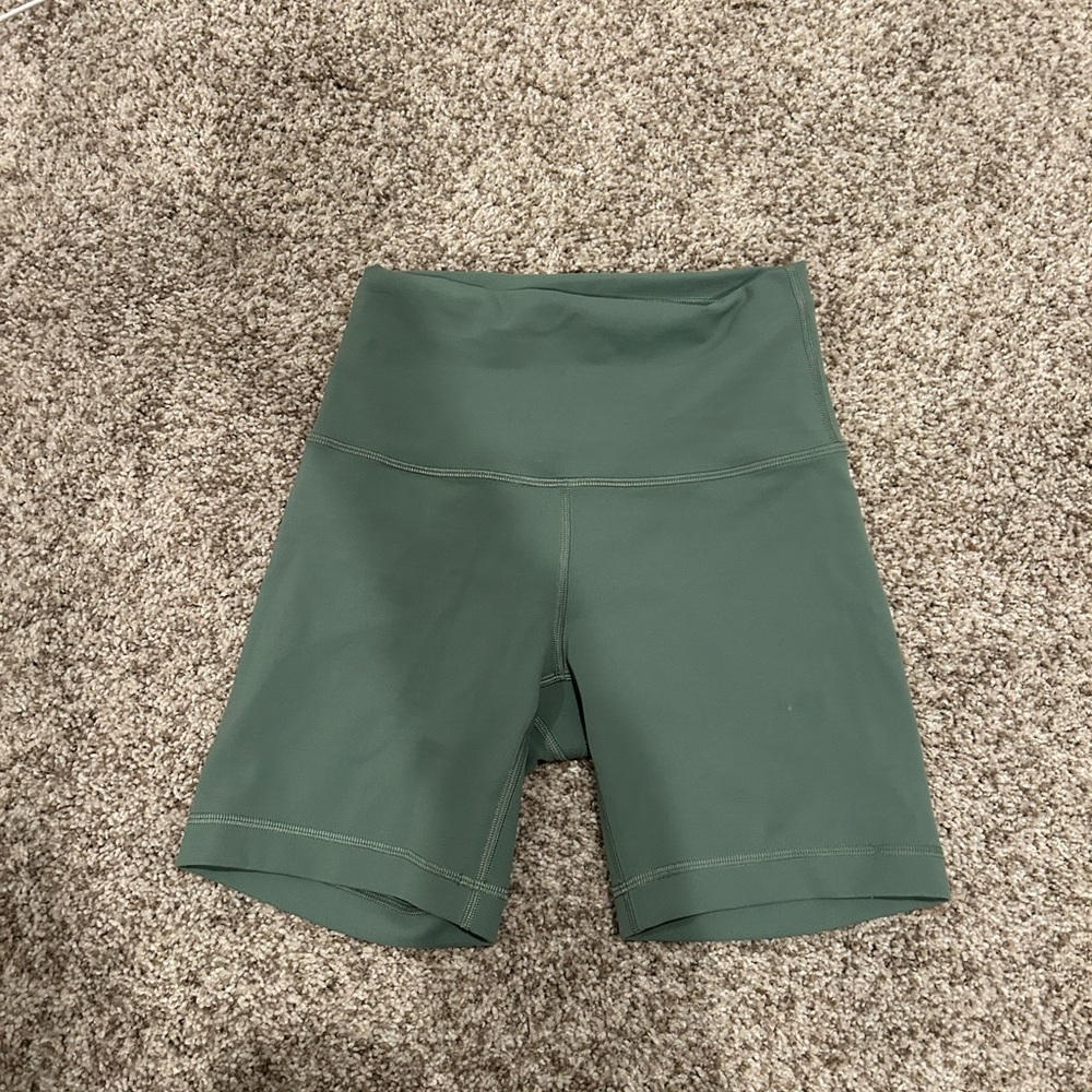 Lululemon Wunder Train High Rise Biker Short 6 Inch